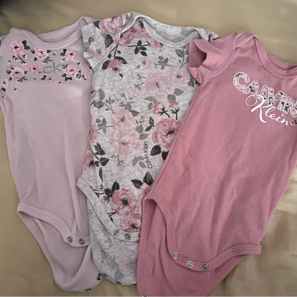 Calvin Klein/ daddy’s girl onesies/shirts